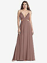 Front View Thumbnail - Sienna Ruffled Chiffon Cutout Maxi Dress - Jessie