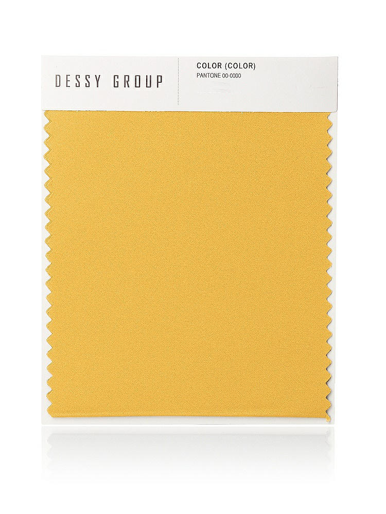 Front View - NYC Yellow Lux Charmeuse Swatch