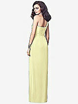 Alt View 2 Thumbnail - Butter Yellow One-Shoulder Draped Maxi Dress with Front Slit - Aeryn