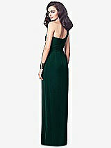 Alt View 2 Thumbnail - Evergreen One-Shoulder Draped Maxi Dress with Front Slit - Aeryn