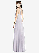 Rear View Thumbnail - Moondance Twist Halter Chiffon Maxi Dress - James