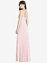 Rear View Thumbnail - Ballet Pink Twist Halter Chiffon Maxi Dress - James