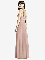 Rear View Thumbnail - Neu Nude Twist Halter Chiffon Maxi Dress - James