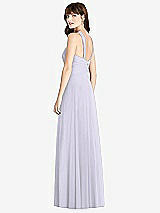 Rear View Thumbnail - Silver Dove Twist Halter Chiffon Maxi Dress - James