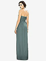 Alt View 2 Thumbnail - Icelandic Strapless Draped Chiffon Maxi Dress - Lila