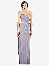 Alt View 1 Thumbnail - Moondance Strapless Draped Chiffon Maxi Dress - Lila