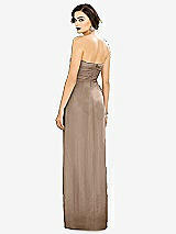 Alt View 2 Thumbnail - Topaz Strapless Draped Chiffon Maxi Dress - Lila