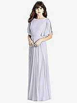 Rear View Thumbnail - Silver Dove Split Sleeve Backless Maxi Dress - Lila