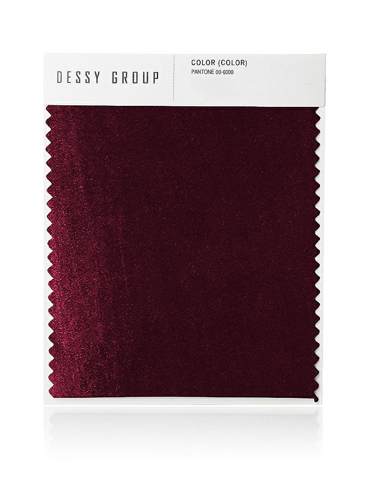 Front View - Cabernet Lux Velvet Swatch