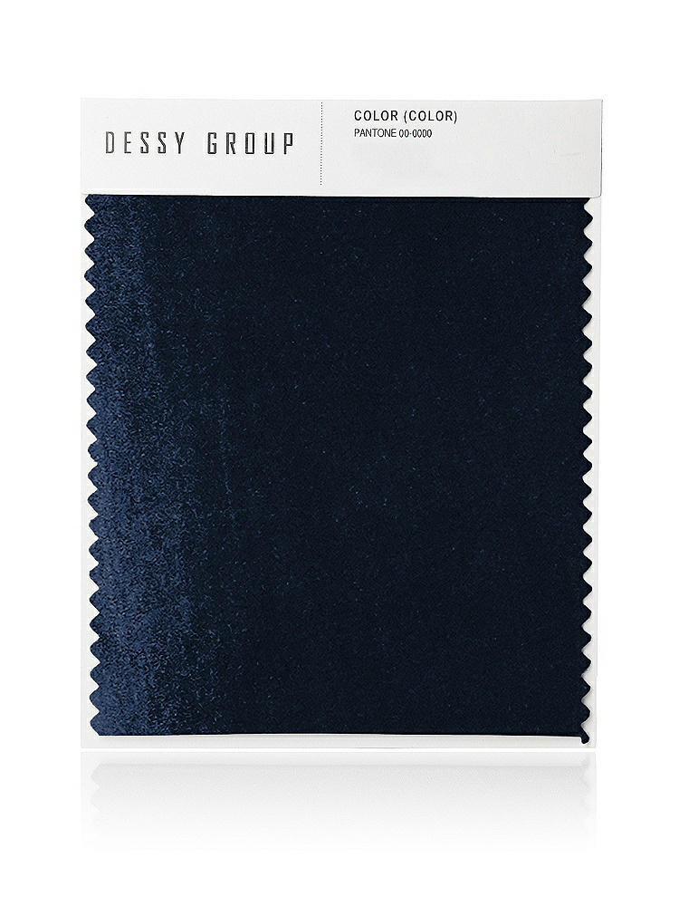 Front View - Midnight Navy Lux Velvet Swatch