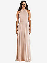 Alt View 2 Thumbnail - Cameo High Neck Halter Backless Maxi Dress