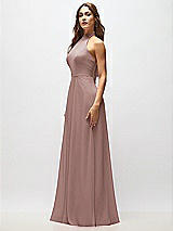 Alt View 6 Thumbnail - Sienna High Neck Halter Backless Maxi Dress