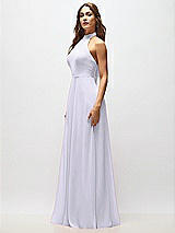 Alt View 6 Thumbnail - Silver Dove High Neck Halter Backless Maxi Dress