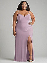 Alt View 1 Thumbnail - Suede Rose Tie-Back Cutout Maxi Dress with Front Slit