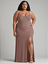 Alt View 1 Thumbnail - Sienna Tie-Back Cutout Maxi Dress with Front Slit