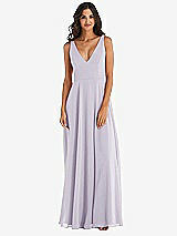 Alt View 3 Thumbnail - Moondance Deep V-Neck Chiffon Maxi Dress