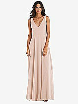 Alt View 3 Thumbnail - Cameo Deep V-Neck Chiffon Maxi Dress