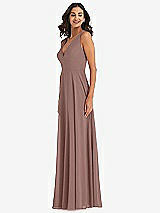 Alt View 4 Thumbnail - Sienna Deep V-Neck Chiffon Maxi Dress