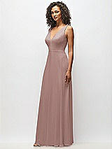 Alt View 7 Thumbnail - Sienna Deep V-Neck Chiffon Maxi Dress