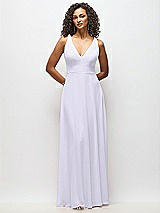 Alt View 6 Thumbnail - Silver Dove Deep V-Neck Chiffon Maxi Dress