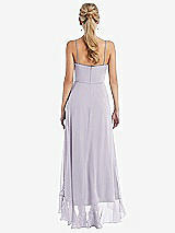 Rear View Thumbnail - Moondance Scoop Neck Ruffle-Trimmed High Low Maxi Dress