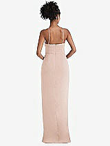 Rear View Thumbnail - Cameo Halter Draped Tulip Skirt Maxi Dress