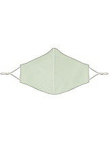 Front View Thumbnail - Mint Green Satin Twill Reusable Face Mask