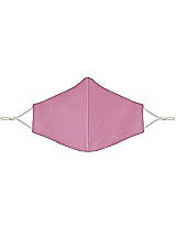 Front View Thumbnail - Powder Pink Satin Twill Reusable Face Mask