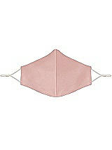 Front View Thumbnail - Rose Satin Twill Reusable Face Mask