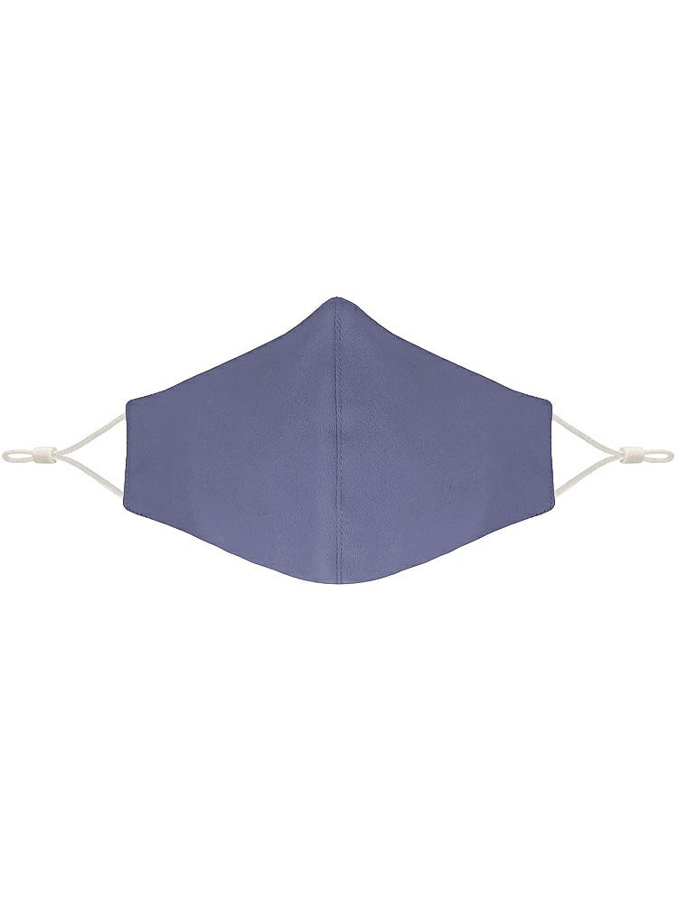 Front View - French Blue Crepe Reusable Face Mask