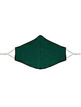 Front View Thumbnail - Hunter Green Crepe Reusable Face Mask