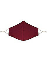 Front View Thumbnail - Burgundy Soft Jersey Reusable Face Mask