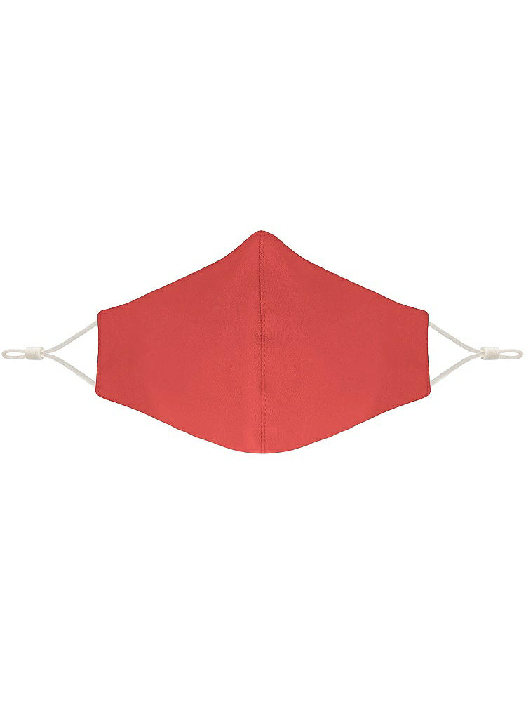 Front View - Perfect Coral Soft Jersey Reusable Face Mask