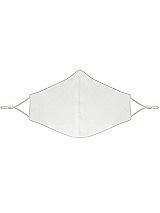 Front View Thumbnail - White Soft Jersey Reusable Face Mask