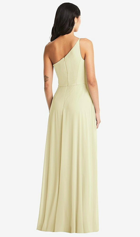 Back View - Butter Yellow Bella Bridesmaids Dress BB130