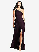 Front View Thumbnail - Deep Plum Bella Bridesmaids Dress BB130