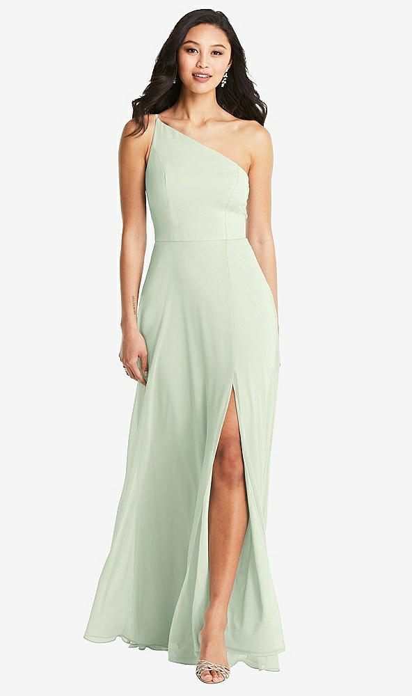 Front View - Mint Green Bella Bridesmaids Dress BB130
