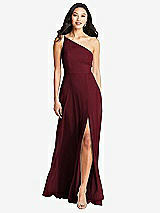 Front View Thumbnail - Cabernet Bella Bridesmaids Dress BB130
