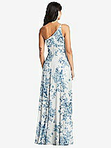 Rear View Thumbnail - Cottage Rose Dusk Blue Bella Bridesmaids Dress BB130