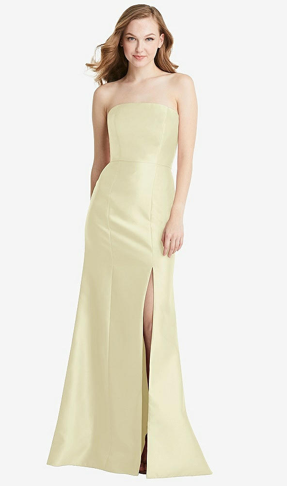 Front View - Butter Yellow Bella Bridesmaids Dress BB133