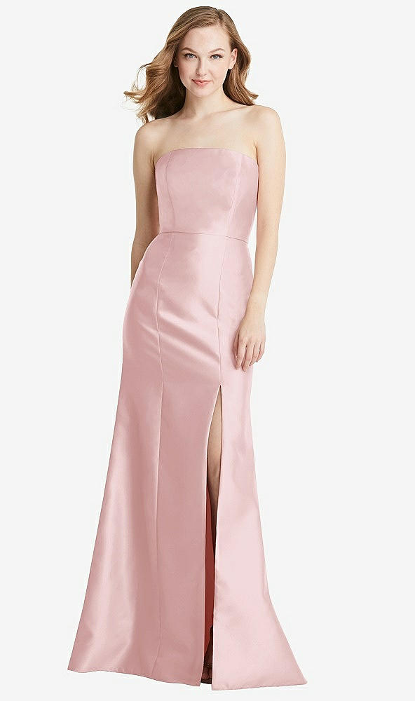 Front View - Ballet Pink Bella Bridesmaids Dress BB133