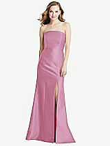 Front View Thumbnail - Powder Pink Bella Bridesmaids Dress BB133