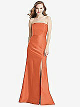 Front View Thumbnail - Portofino Orange Bella Bridesmaids Dress BB133