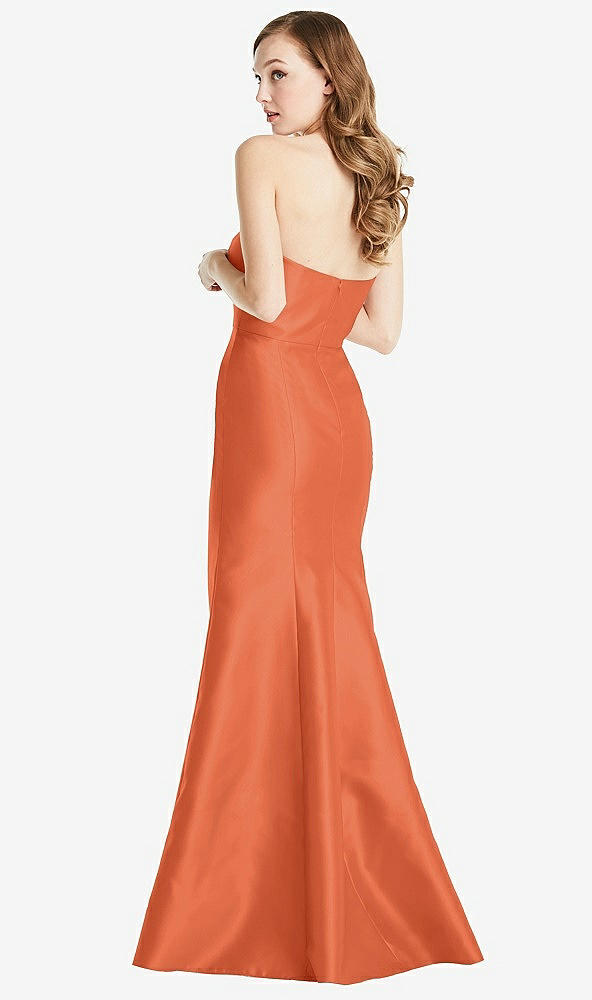 Back View - Portofino Orange Bella Bridesmaids Dress BB133