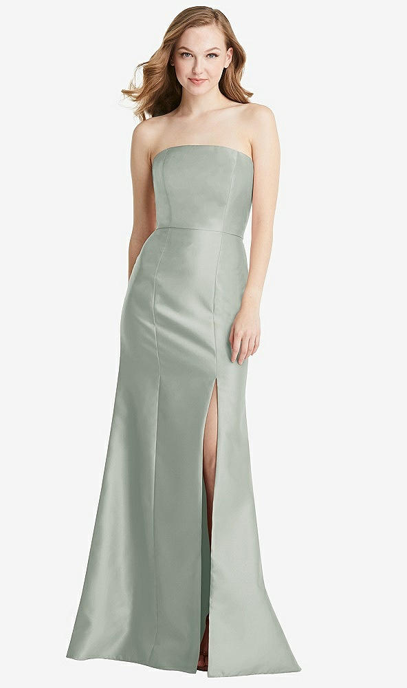 Front View - Willow Green Bella Bridesmaids Dress BB133