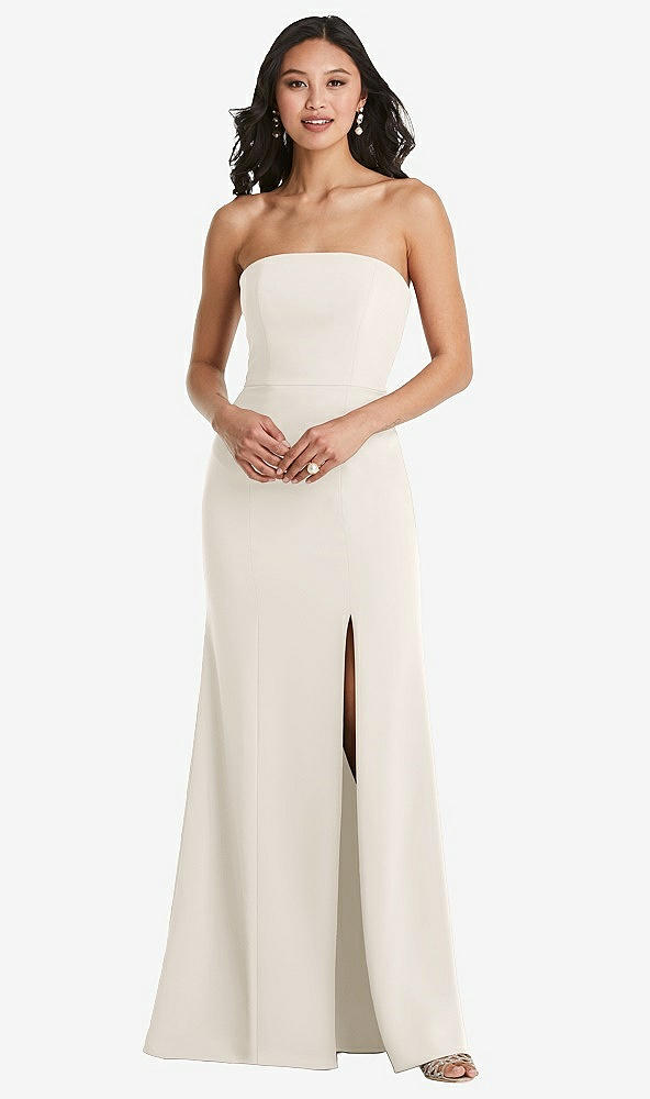 Front View - Ivory Bella Bridesmaids Dress BB134