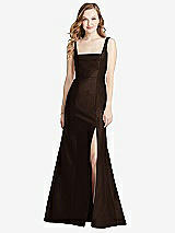Front View Thumbnail - Espresso Bella Bridesmaids Dress BB135