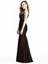 Side View Thumbnail - Espresso Bella Bridesmaids Dress BB135