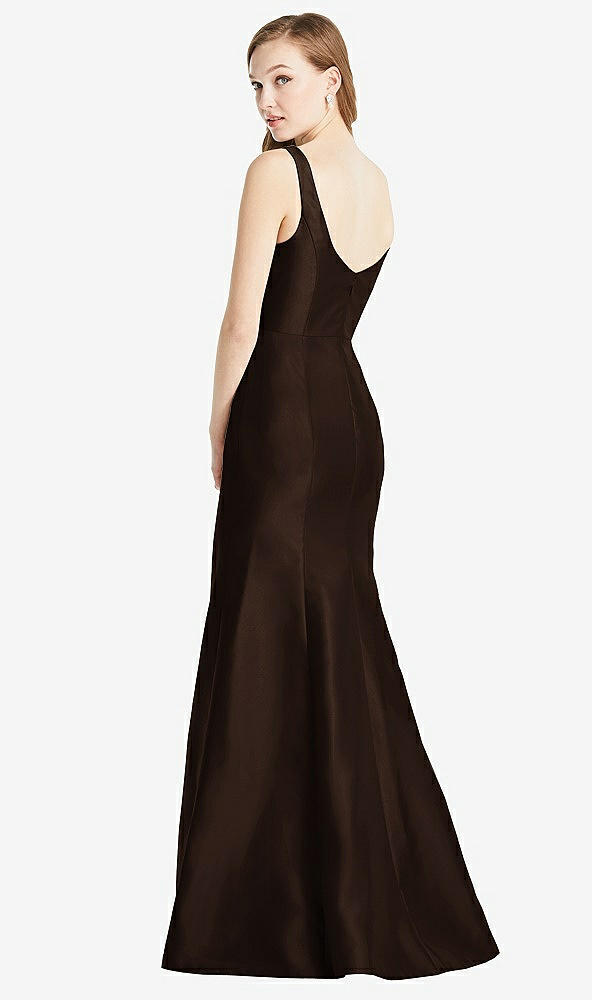 Back View - Espresso Bella Bridesmaids Dress BB135