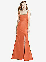 Front View Thumbnail - Portofino Orange Bella Bridesmaids Dress BB135